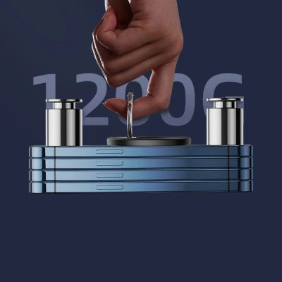 13. Joyroom kit multifunctional magnetic car holder ring phone support black (JR-ZS294)