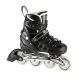 Nils Extreme NH10905 4in1 inline skates with replaceable hockey blade, black LED, size M (35-38)