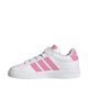 5. Adidas Grand Court 3.0 kids' shoes white and pink JP9371