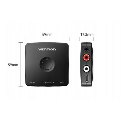 2. Vention Bluetooth 5.1 Audio Receiver