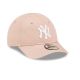 3. New Era 9FORTY MLB NY New York Yankees Infant League Essential Pink Kids' Baseball Cap - 60298884