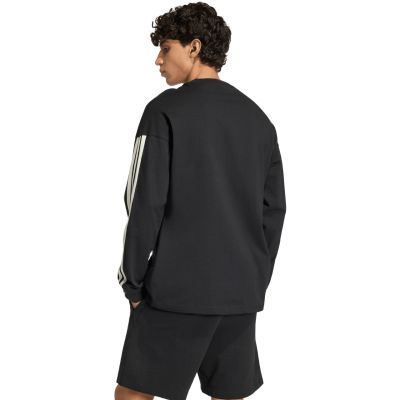 3. Men's adidas Kit 3-Stripes Long Sleeve T-shirt Black KF2427