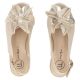 5. Women's leather wedge sandals beige Filippo DS7045/26