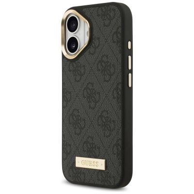 2. Guess 4G Logo Plate MagSafe case for iPhone 17 - black