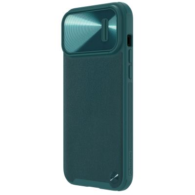3. Nillkin CamShield Leather S Case iPhone 14 Pro Max case with camera cover green