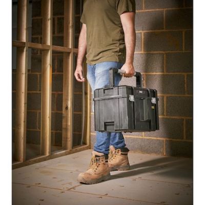 7. Stanley FATMAX PRO-STACK Hard Tool Case Black