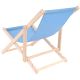 14. CLASSIC WOODEN DECK CHAIR CORNFLOWER BLUE