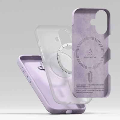 6. Ringke Silicone Magnetic MagSafe Case for iPhone 17 - Purple