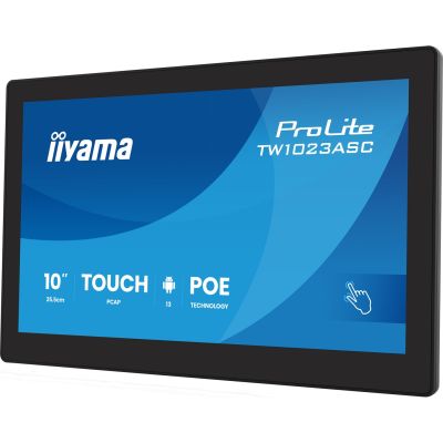 3. iiyama TW1023ASC-B3P signage display kiosk 25.6 cm (10.1") Wi-Fi 385 cd/m² WXGA Black Touchscreen Built-in processor Android 24/7