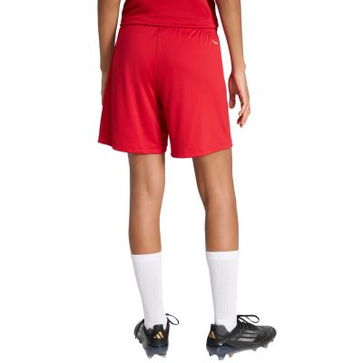 3. adidas Entrada 26 women's shorts red JZ2536