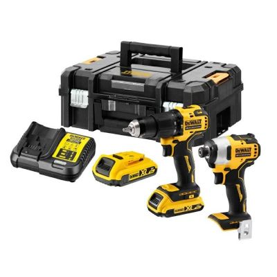 2. DeWalt 18V Combo Kit DCD709+DCF809 2x2.0Ah DCK2062D2T