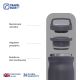 5. TRAVEL BLUE GREY THERMAL BOTTLE