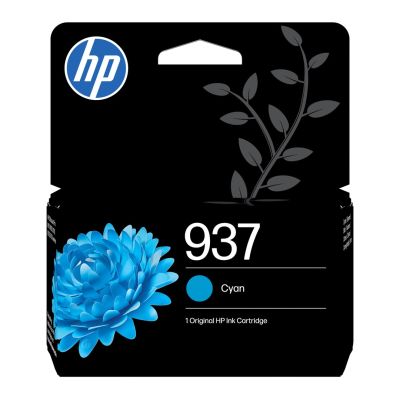 41. HP Original Cyan Ink Cartridge 937