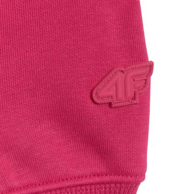 11. Women's sweatshirt 4F F1887 dark pink 4FWAW25TSWSF1887 53S