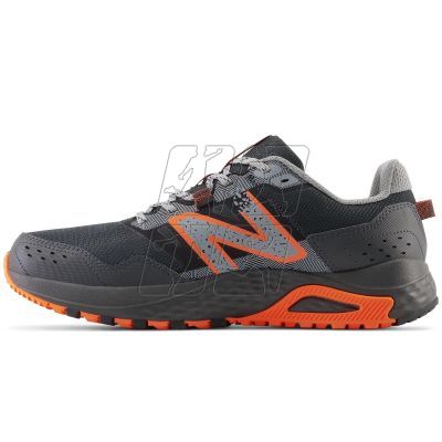 5. Men's trail running shoes New Balance 410 sports sneakers gray-orange (MT410LO8)