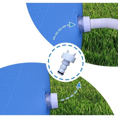 13. EXPANDING POOL WITH INFLATABLE COLLAR 240X63CM 17792