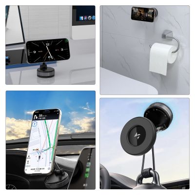 10. Wozinsky WUSM-01 Magnetic Car Holder for Dashboard/Windshield - Black