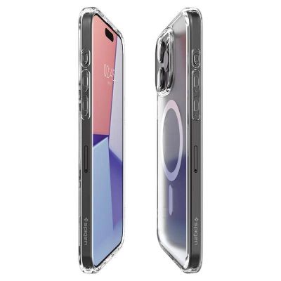 15. Spigen Ultra Hybrid Mag Case with MagSafe for iPhone 15 Pro - Clear Matte