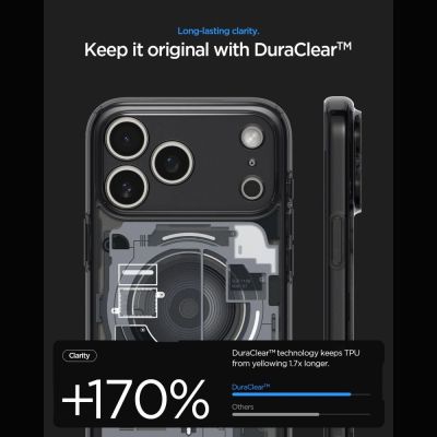 6. Spigen Ultra Hybrid MagSafe Zero One Case for iPhone 18 Pro / 17 Pro - Black