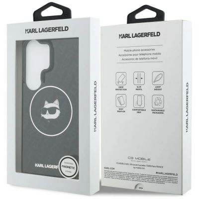 8. Karl Lagerfeld IML Repeated Choupette MagSafe Case for Samsung Galaxy S26 Ultra - Black