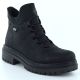 Women’s Black Leather Ankle Boots with Elastic Gussets, Rieker Y3163-00
