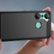 5. Carbon Case case for Infinix Hot 12 Pro flexible silicone carbon cover black