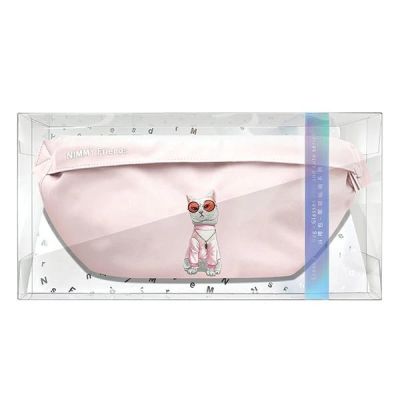 12. Nimmy Crossbody Glasses Cool Cat Shoulder Bag - Pink