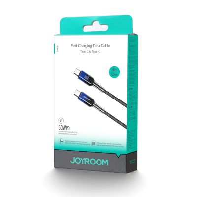 8. Joyroom S-A42 Crystal-Clear Series 60W USB-C - USB-C cable 1.2m - black