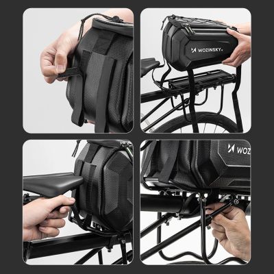 16. Wozinsky WSR-01B Bicycle Pannier for Trunk 9l - Black