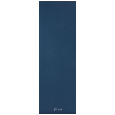 2. Gaiam Essentials 6mm Yoga Mat with Navy 63314