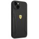 4. Ferrari FEHCP14MRBUK iPhone 14 Plus 6.7" black/black hardcase Leather Stamp Sides