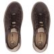 6. Women's leather platform sneakers, brown, Filippo DP6119