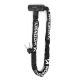 2. Wozinsky WZR-K2 Keyed Chain Bicycle Lock - Black