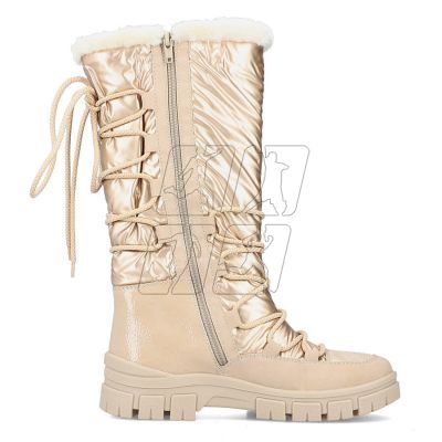 7. Rieker W RKR640 waterproof high snow boots, beige