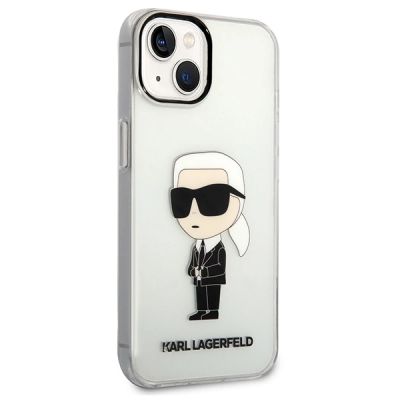 4. Karl Lagerfeld Ikonik Karl Lagerfeld Case for iPhone 13 / 14 / 15 - Transparent