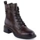 Brown leather women’s worker boots Filippo DBT7369