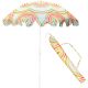 6. BEACH AND GARDEN UMBRELLA 160 CM ORANGE GREEN