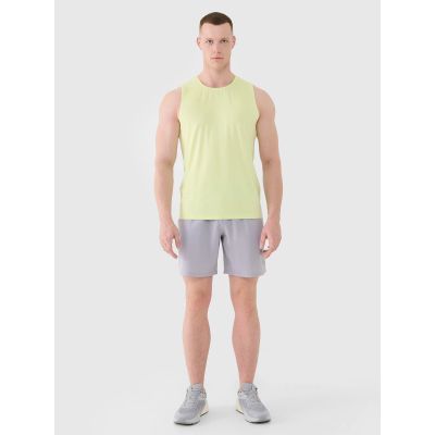 4. Men's quick-drying training tank top 4F 4FWSS25TFSLM460-45S