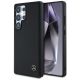 Mercedes Leather Horizontal Debossed Curves MagSafe Case for Samsung Galaxy S25 Ultra - Black