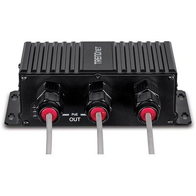6. TRENDnet 2-Port Industrial Outdoor Gbit UPoE Extender 100m