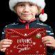 10. FELT CHRISTMAS ENVELOPE FOR A LETTER TO SANTA 26x16CM LETTERS SANTA