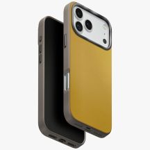 UNIQ Lyden DS Case for iPhone 17 Pro Max Magclick Charging - Yellow-Gray