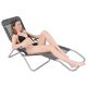 10. GRAVITY FOLDING CHAIR LAZZY DARK GREY ENERO CAMP