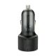 5. EVERACTIVE CAR CHARGER 1X USB QC3.0, 1X USB-C PD 75W BLACK CC-50Q