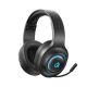 6. QCY V200 Pro Wired Gaming Headphones with 7.1 Sound and Detachable Microphone - Black