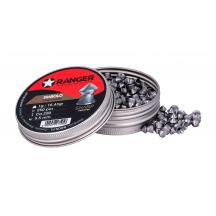 5.5 mm RANGER Diabolo Classic Sharp Grooved pellets, knurled tip, 250 pcs., 1.00 g