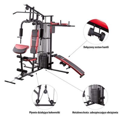9. Atlas with bench HMS Tytan 12 150 LBS