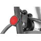 Garden hose cart, metal, up to 60 m of 1/2" hose, with hose guide