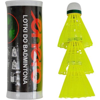 8. Shuttlecock badminton nylon LED 3pcs ENERO