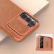 10. Nillkin Qin Leather Pro Case Case for Samsung Galaxy S22+ (S22 Plus) Camera Protector Holster Cover Flip Case Brown